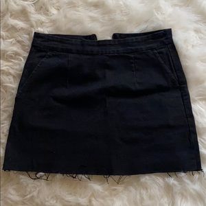 Black Jean skirt